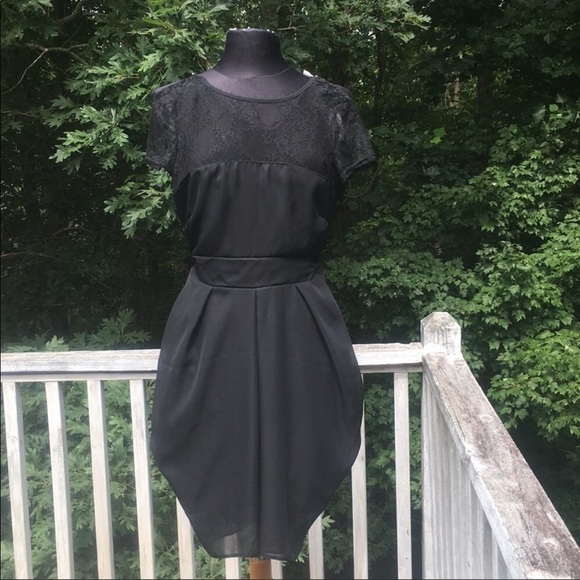 ASOS BLACK DRESS IN BALCK NWT - Picture 2 of 7